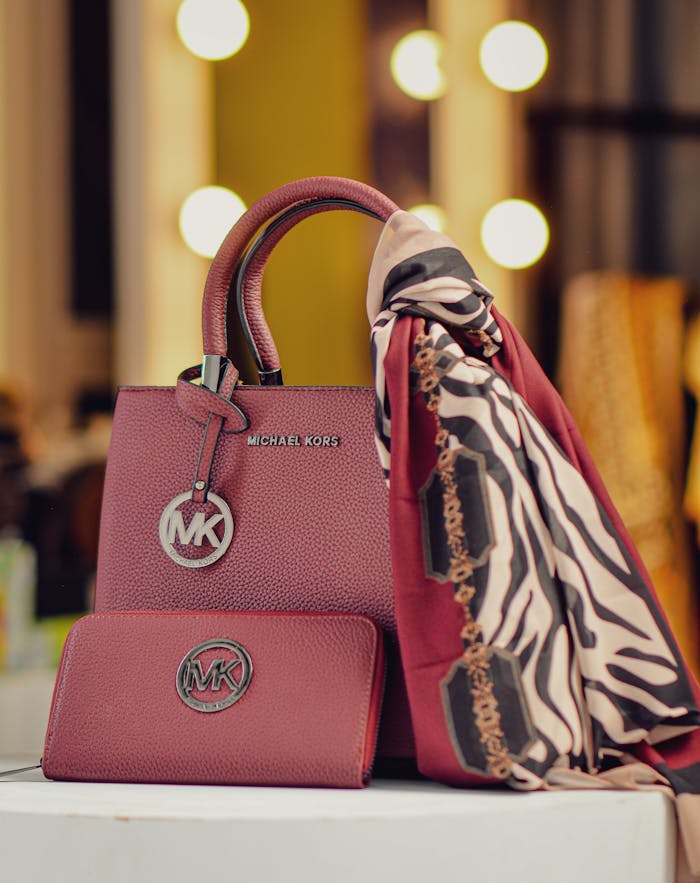 services-01 Elegant Michael Kors handbag and wallet with scarf, perfect for stylish fashion enthusiasts.